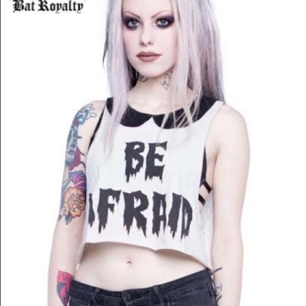 Iron fist Bat royalty crop top